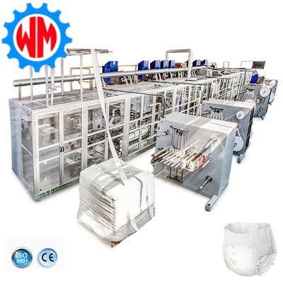 خرید 800pcs/min دستگاه توليد پوشک نوزاد با کنترل PLC online manufacture
