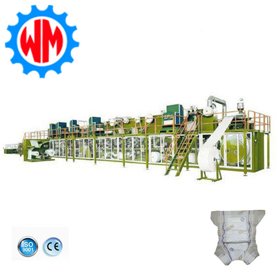 خرید 2025 خط تولید پوشک نوزاد کامل با سیستم بسته بندی و دفع زباله online manufacture