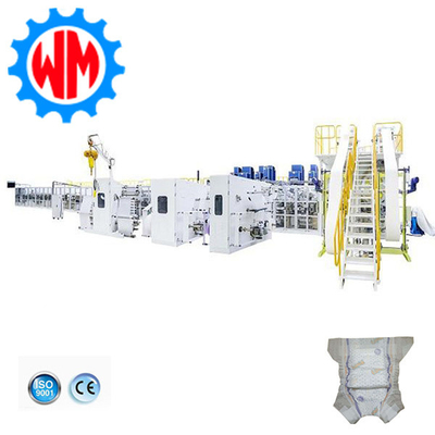 خرید ماشین پوشک نوزاد یکبار مصرف 400KW ماشین تولید با CE online manufacture