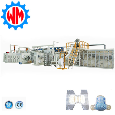 خرید 400 عدد/دقیقه خط تولید پوشک بزرگسالان کنترل هوشمند با سیستم بسته بندی online manufacture