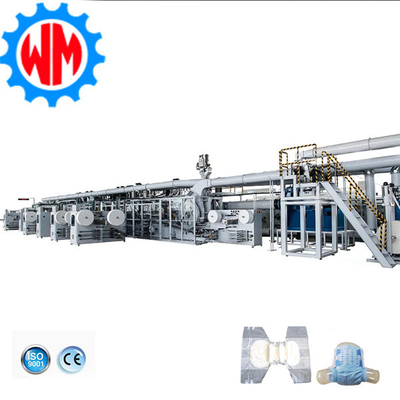 خرید ثابت 90% کارایی دستگاه پوشک بزرگسالان خط تولید پوشک پالپ online manufacture