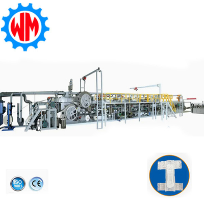 خرید دستگاه ساخت پوشک بزرگسالی با سرعت بالا با کیفیت ثابت 350PCS / دقیقه با CE online manufacture