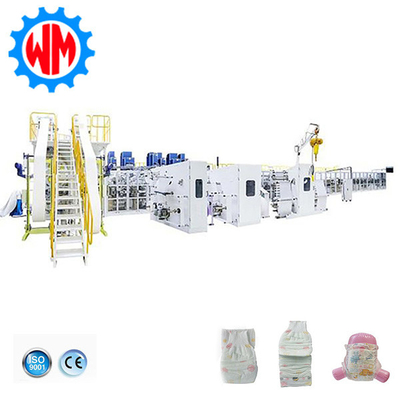 خرید ۲۰۲۵ جدید ۶۰۰ پی سی/دقیقه ماشین ساخت پوشک های کمر با CE online manufacture