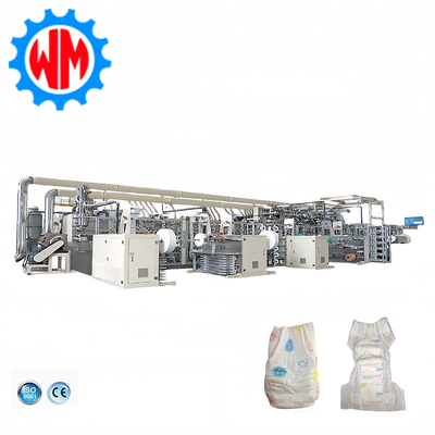 خرید 98% Yield Rate Full Servo Baby Diaper Making Machine 800pcs/min CE ISO Certificate تولید آنلاین