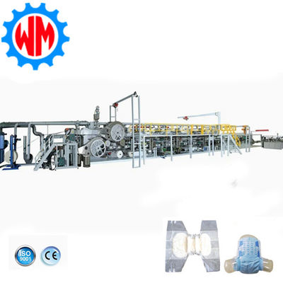 خرید Versatile Full Servo Adult Diaper Making Machine for Various Sizes and Styles of Diapers تولید آنلاین