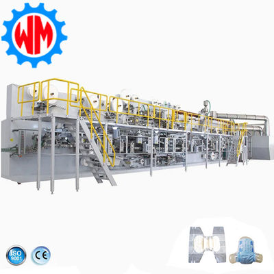 خرید High-Performance Full Servo Adult Diaper Making Machine for Large-Scale Production Needs تولید آنلاین