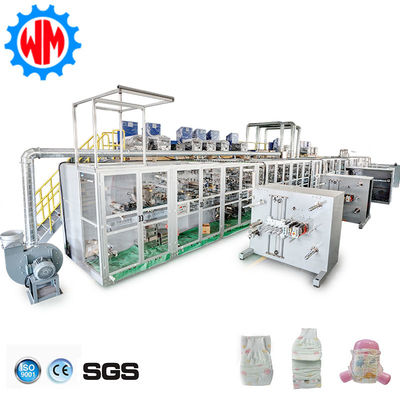 خرید 800Pcs/Min Full Servo Baby Diaper Making Machine Unstandard Customized CE ISO9001 Factory تولید آنلاین