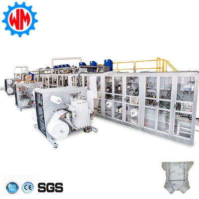 خرید 800Pcs/Min Stable Speed Baby Diaper Making Machine Professional Customization with CE تولید آنلاین
