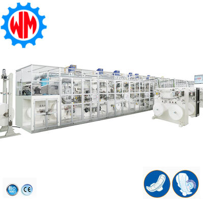 خرید Full Servo 1200pcs/min Sanitary Pad Making Machine 98% Efficiency Stable Production تولید آنلاین