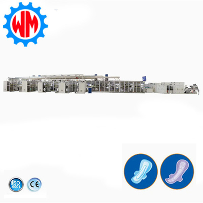 ماشین آلات ساخت پد بهداشتی با سرعت بالا با سفارشی سازی حرفه ای 1500pcs/min