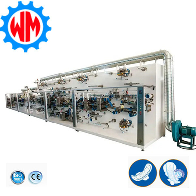 ماشین ساخت دستمال بهداشتی با سرعت بالا با کیفیت ثابت 1200PCS / دقیقه با CE