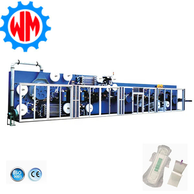 1200pcs/minute دستگاه ساخت دستمال بهداشتی Ce دستگاه تولید پد بهداشتی