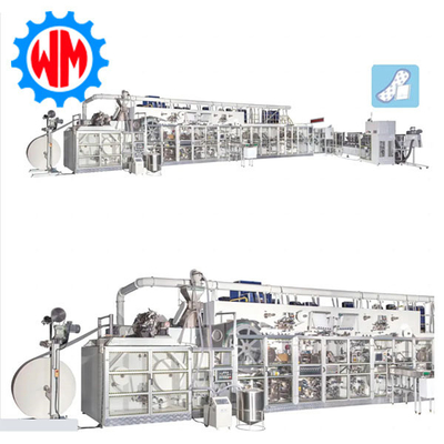 1500pcs/Min ماشین ساخت دستمال بهداشتی ماشین آلات سفارشی پوشک های بهداشتی