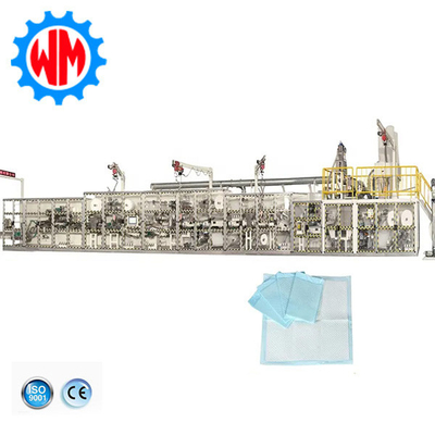 250 متر / دقیقه خط تولید زیر پد کنترل PLC زیر پد ماشین