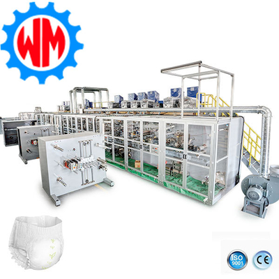 کارخانه تامین کننده 800pcs/min ماشين توليد پوشک نوزاد کنترل PLC نگهداری آسان