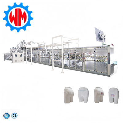 محیط زیست دوستانه 400pcs/min شلوار بانو شلوار قاعدگی تولید عملکرد بالا