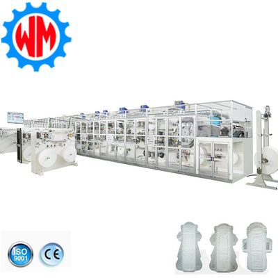 Advanced Design High Quality Full Servo Sanitary Pad Making Machine 1500pcs/min
